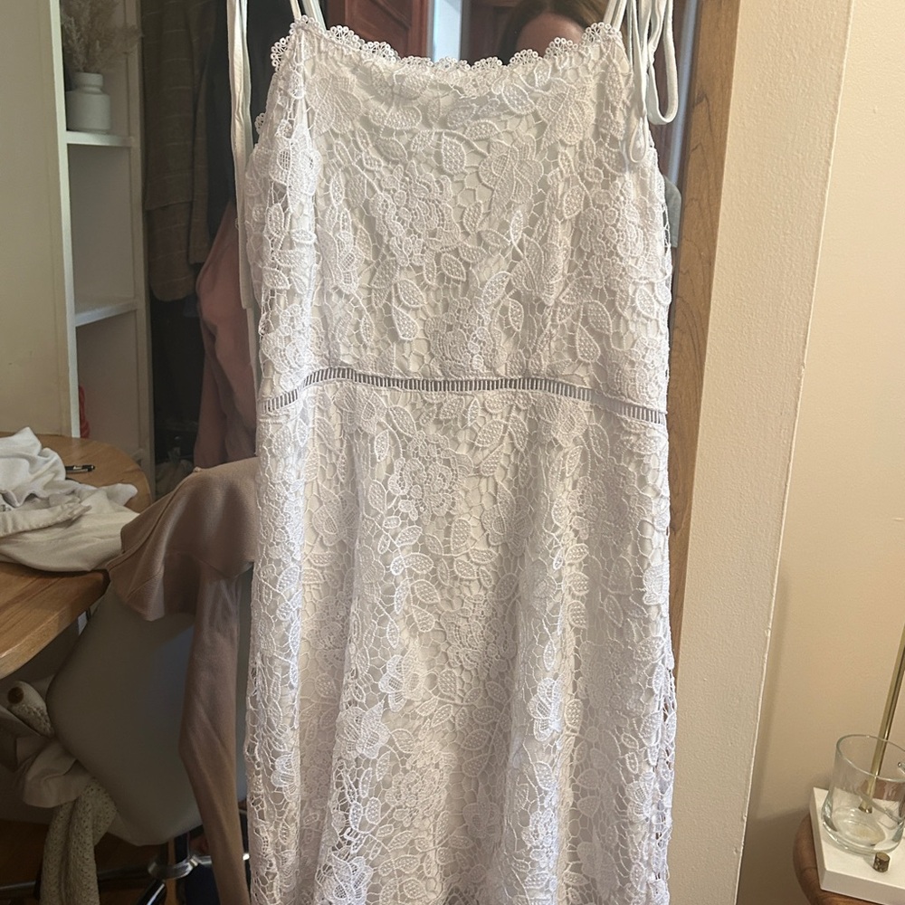 Abercrombie & Fitch White Lace Dress